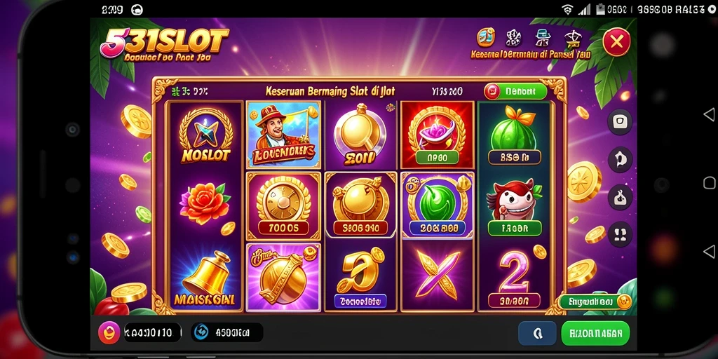 Tampilan gameplay seru dari 531SLOT dengan tema slot yang menarik.