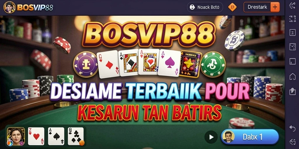 Tampilan gameplay seru di BOSVIP88 dengan pemain bersaing.
