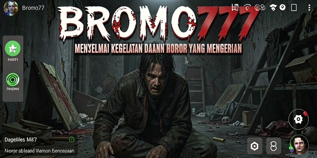 Tampilan utama BROMO77 menampilkan suasana mencekam dan intens.
