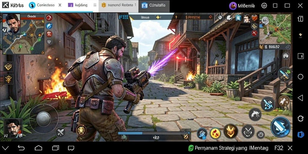 Gameplay strategi yang menarik dan menantang di F32.