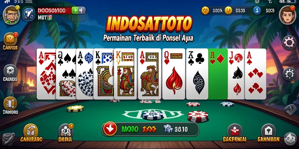 Tampilan screenshot dari gameplay seru dalam INDOSATTOTO.