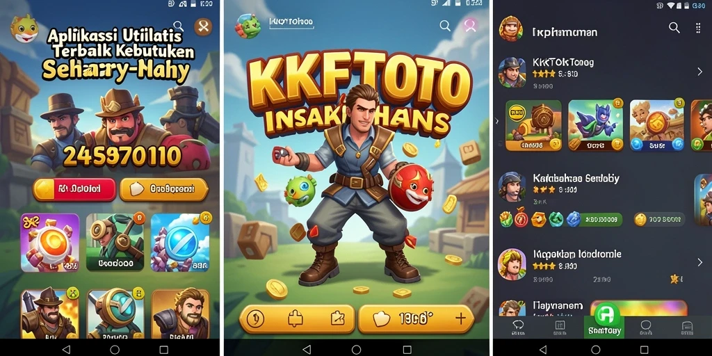 Tampilan utama KPKTOTO yang menampilkan fitur utilitas unggulan.