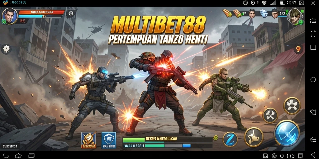 Tampilan aksi sengit dari gameplay MULTIBET88 yang memukau.
