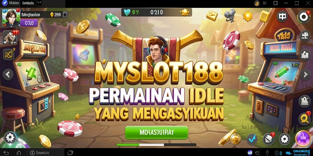 Screenshot gameplay <strong>MYSLOT188</strong> menunjukkan putaran slot yang mengasyikkan dan grafis yang memukau.