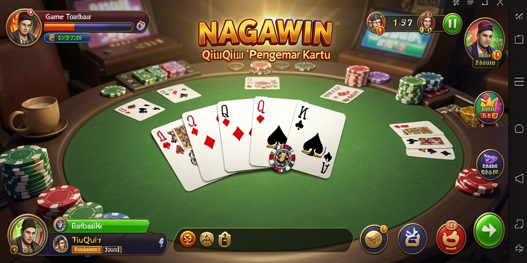 Tampilan gameplay NAGAWIN yang seru dan menarik.