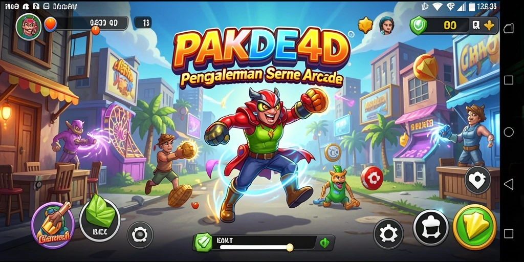 Tampilan gameplay PAKDE4D yang menarik dan penuh aksi.
