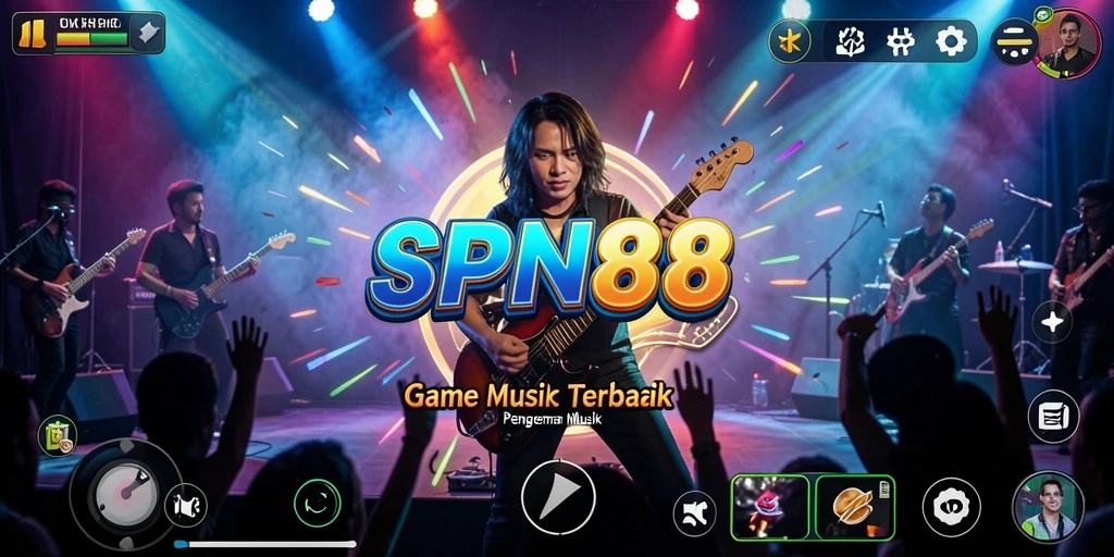 Screenshot utama <strong>SPN88</strong> menampilkan gameplay menantang yang penuh dengan warna.