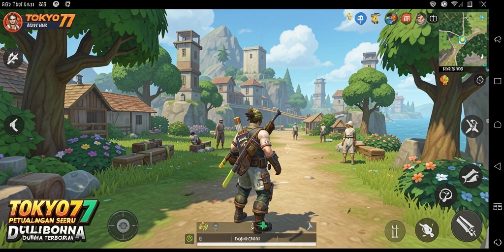 Gameplay menakjubkan di dunia terbuka TOKYO77.