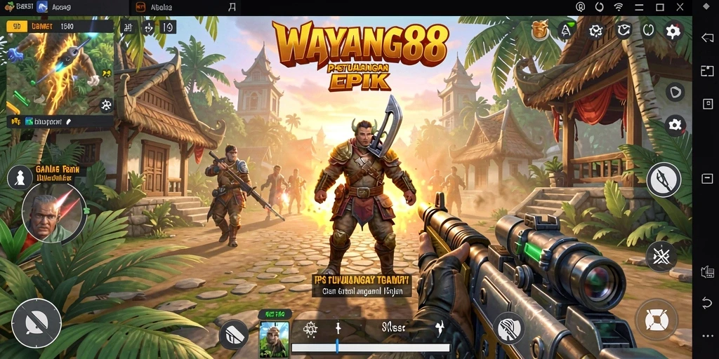 Gameplay epik WAYANG88 dengan aksi mendebarkan.